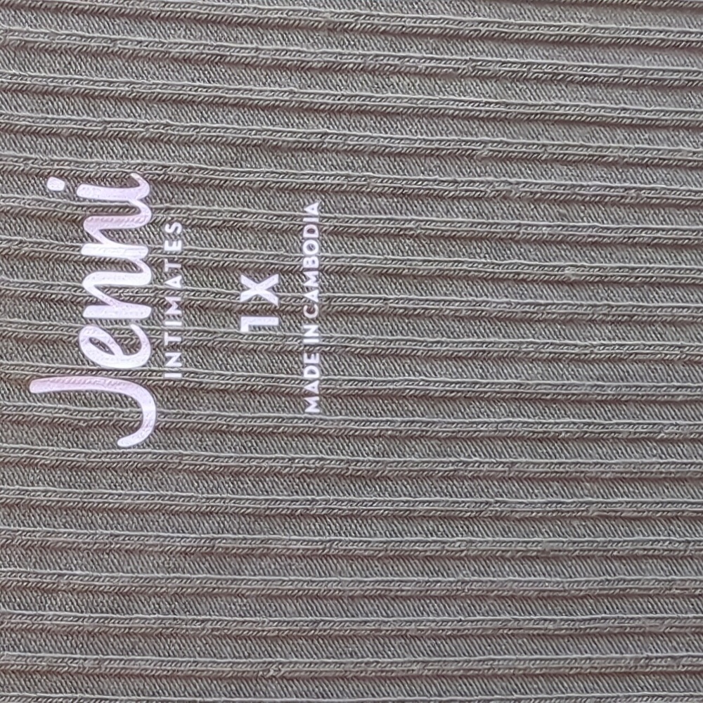 Jenni Intimates Ribbed Short Sleeve Top NWT - Picture 4 of 4